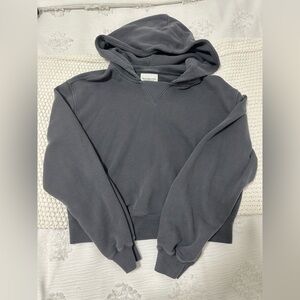 Abercrombie & Fitch Women's Gray Hoodie Sweater